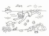 Swimming Coloring Pages Pool Drawing Getcolorings Getdrawings Related Printable Details sketch template