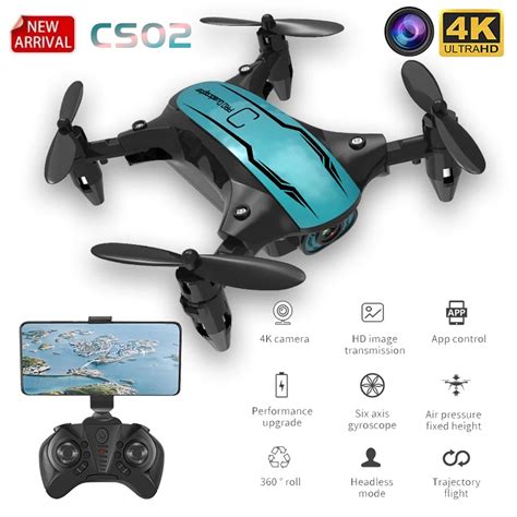 cs mini drone wide angle  p wifi fpv camera drones height holding mode rc