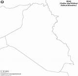 Iraq Map Blank Outline Maps Poltical Boundries Without sketch template