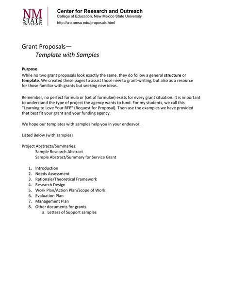 grant proposal templates nsf nonprofit research nonprofit fundraising proposal template word