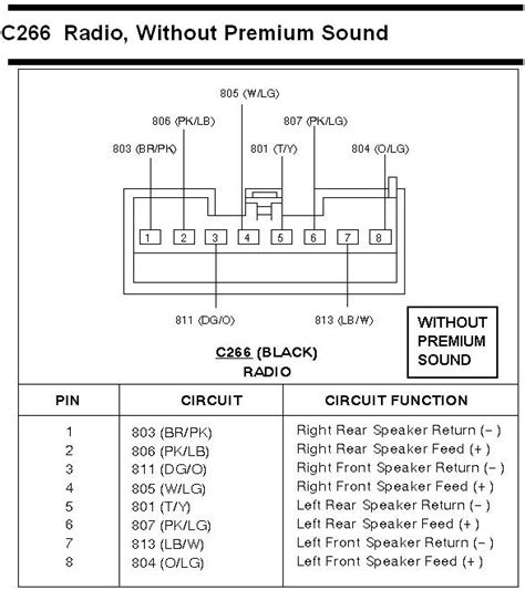 ford  radio wiring diagram collection wiring collection
