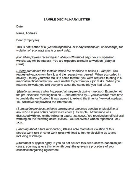 image result  suspension letter  employee lettering return