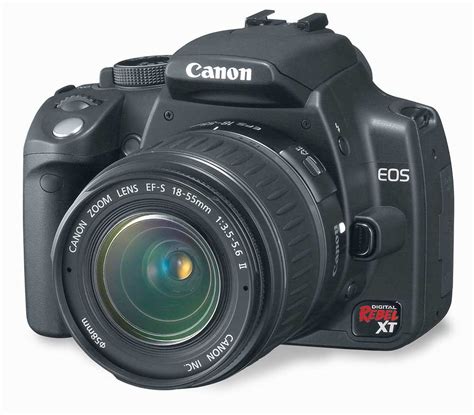 canon eos digital rebel xt kit black  megapixel digital slr camera