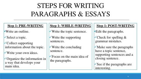 assignment  paragraphs   essay