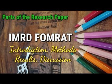 imrdformat introduction method results discussionoverview
