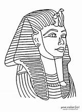 Egito Tut Antigo Colorir Tutankhamun Egypt Ancient Faraó Tutankhamon Printcolorfun Pharaoh Imprimir Egitto Antico Sarcofago Tutankamon Egipto Egipcio Tutankamón Hatshepsut sketch template