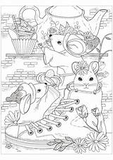 Souris Mouse Coloriages sketch template
