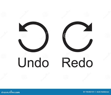 redo  undo button web  application arrowhead controller symbol