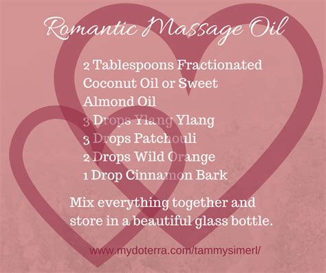romantic massage oil blend for valentine s day doterra essential