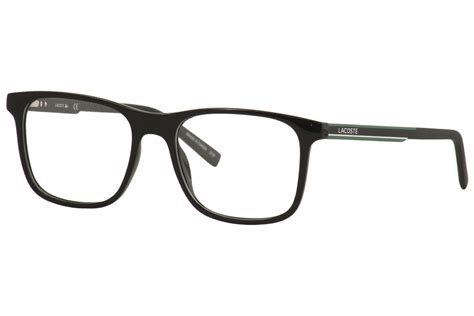 lacoste men s eyeglasses l2848 l 2848 001 black full rim optical frame