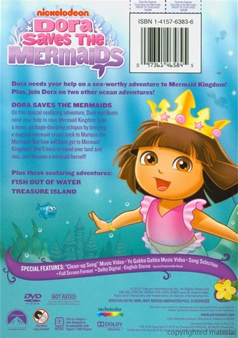 Dora The Explorer Dora Saves The Mermaids Dvd 2007