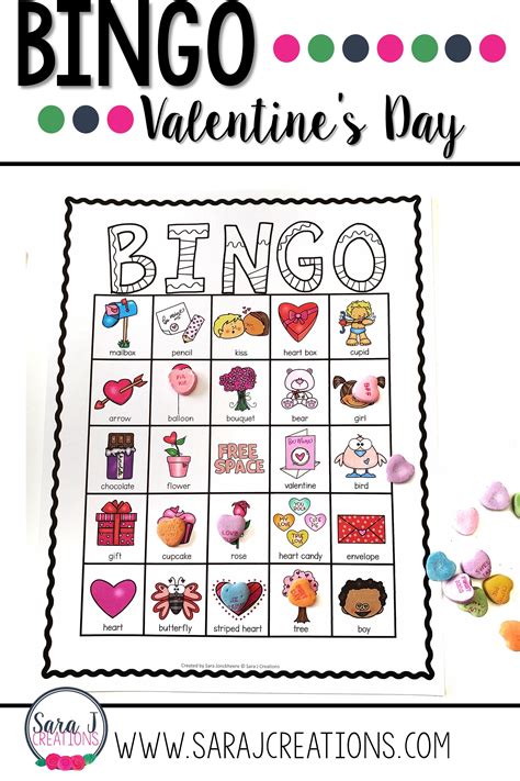 valentine bingo  printables printable word searches