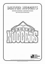 Nuggets Denver Basketball Suns Lakers sketch template