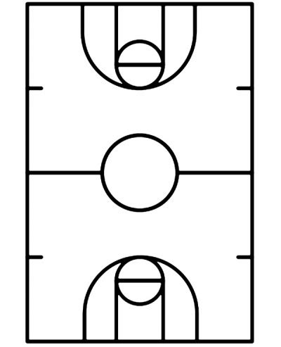 basketball court coloring page topcoloringpagesnet