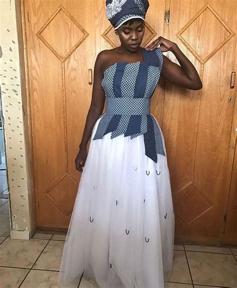 tswana tradition shweshwe bride tswana shweshwe african fashion