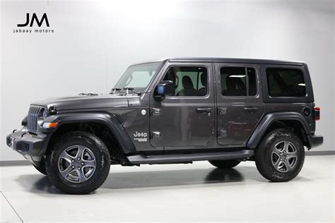 jeep wrangler unlimited sport  sale sold jabaay motors  stock jm