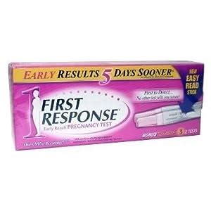 response  response early result pregnancy test  tests amazonca home kitchen