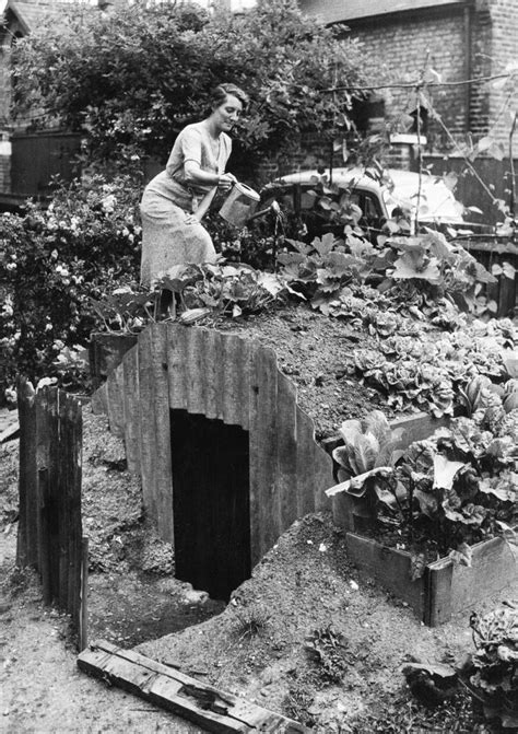 anderson shelters  backyard bunkers  saved britons  luftwaffe bombings amusing planet