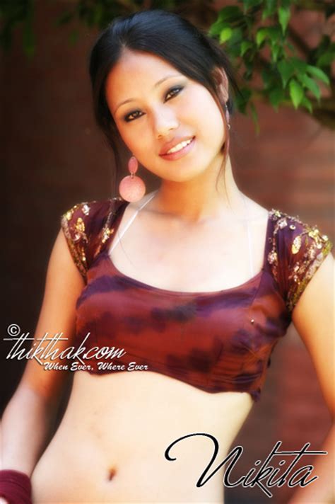 beautiful nepali girl in saree