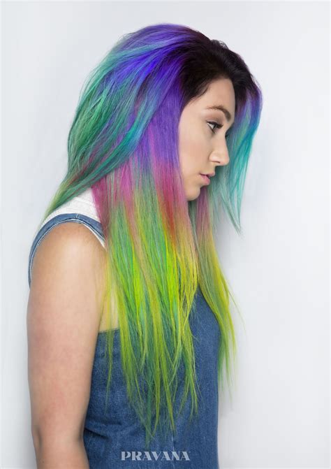 gorgeous rainbow hair color ideas you haven t seen yet glamour