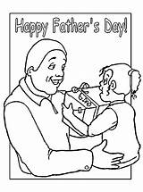 Coloring Fathers Pages Dad Daughter Father Card Kids Print Printable Gif Worksheets Child sketch template