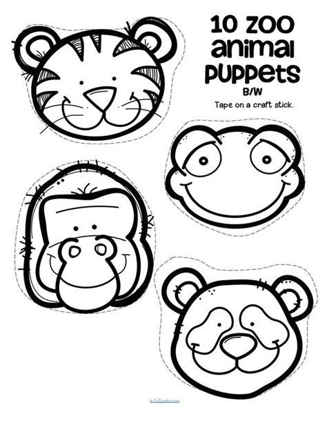 zoo animal templates