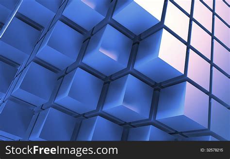 blue cubes  stock images   stockfreeimagescom