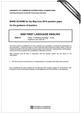 igcse english  language  papers fill  sign printable