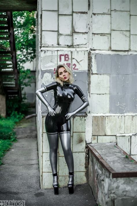 leather outfit leather pants trio super hot babes latex catsuit