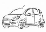 Suzuki Samochody Kolorowanki Druku Malowanki Wydrukowania Samoloty Motory sketch template