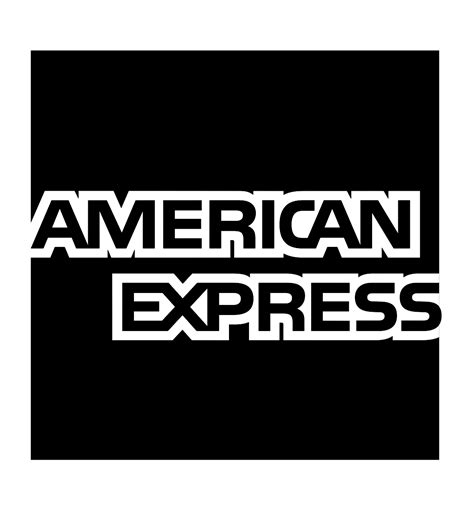american express logo black  white brands logos