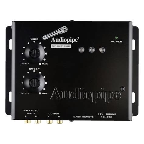 audiopipe xv bxp  digital bass driver  remote bass knob truckidcom