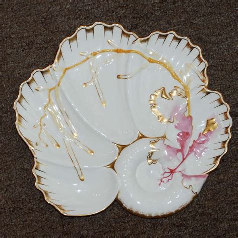 antique english oyster plate at 1stdibs