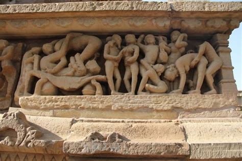 erotic sculptures on the khajuraho temples madhya tod clifton