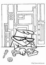Dexter Laboratory Cartoons Coloring Pages Drawing Kb sketch template