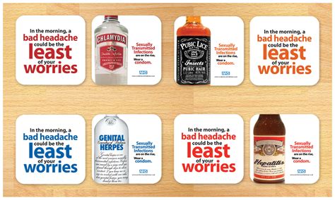 Safe Sex Campaign Beer Mats By Gotgfx On Deviantart