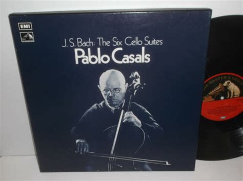 rls 712 js bach the six cello suites pablo casals 3lp box set ebay