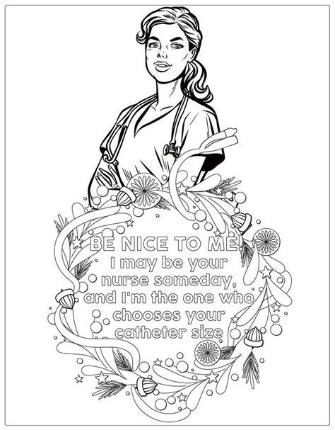 nurse coloring book coloring books coloring pages adult etsy canada