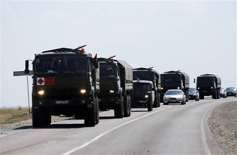 ukraine plays  significance  destruction  russian military convoy wsj