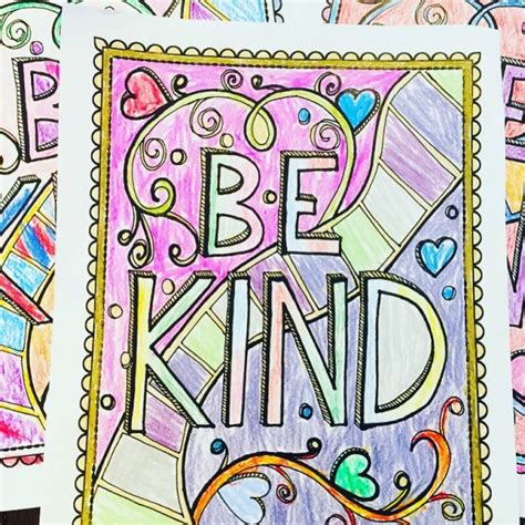 kindness week crafts  activities glitter   dime
