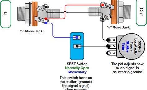 stutter pedal wiring diagram diy pedals pinterest    projects
