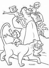 Coloring Mowgli Pages Jungle Book Disney Baloo Shanti Cartoon Visit Sheets Printable sketch template
