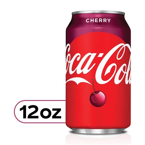 coca cola cherry soda soft drink  fl oz walmartcom