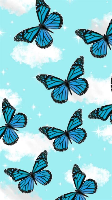 blue butterfly wallpaper enjpg