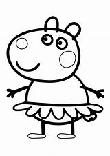 Peppa Colorare Pianetabambini Disegno Cose Famiglia sketch template