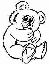 Bear Teddy Coloring Cartoon Pages Cute Face Printable Clip Drawing Clipart Cliparts Bears Kids Colouring Book Clipartbest Print Sheets Az sketch template