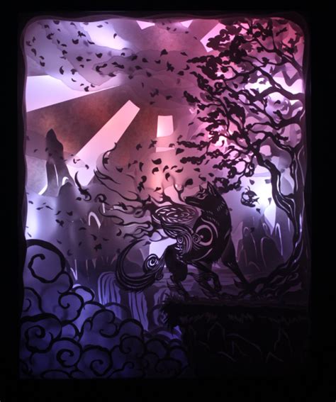 Papercut Lightboxes By Badger Burrow Dreambox On