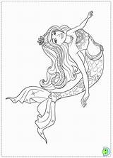Coloring Barbie Pages Mermaidia Popular Tale Mermaid sketch template
