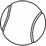 Tennis Ball Clipart Drawing Icon Cliparts Clip Bw Library Simple Clipartbest sketch template