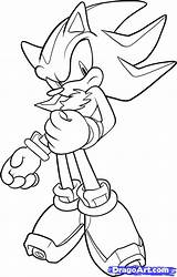 Shadow Sonic Hedgehog Coloring Super Pages Draw Drawing Print Step Color Colouring Printable Getdrawings Getcolorings Popular Dragoart Character Boys Library sketch template